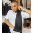 60CM VIETNAMITA ESPECIAL CASTANHO ESCURO LISO ONDULADO