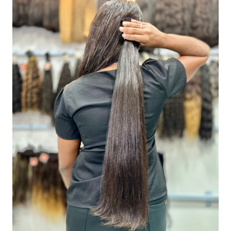 CABELO VIETNAMITA LISO ONDULADO 70CM (100g).