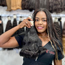 CABELO VIETNAMITA LISO LEVEMENTE ONDULADO 40CM (100g)