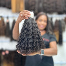 CABELO CACHEADO VIETNAMITA CASTANHO ESCURO 40CM (100g)