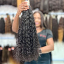 CABELO CACHEADO VIETNAMITA CASTANHO ESCURO 70CM (100g)